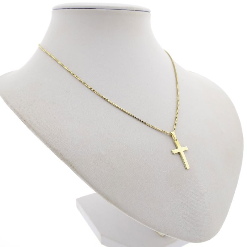 Image 7 of Gold pendant with a subtle cross