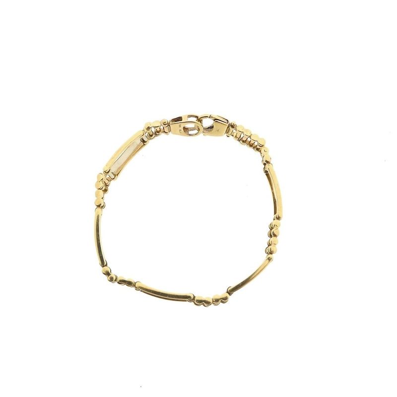 Image 3 of Two-tone gold fantasy link bracelet