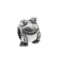 Pandora charm; Silver; Frog