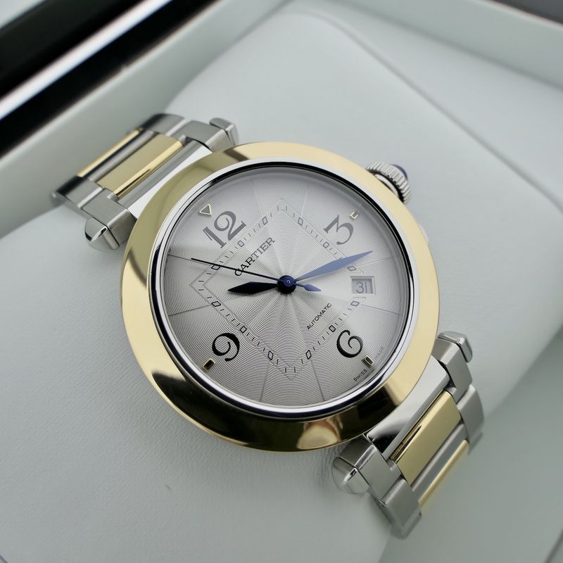 Image 17 of Cartier Pasha De Cartier W2PA0009; 18k gold/steel men's watch