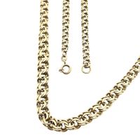 8 karaat Platte Prince of Wales schakelketting | 43 cm