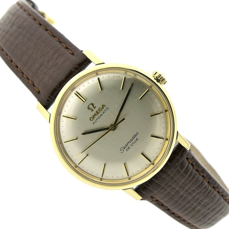 Image 15 of Omega Seamaster Deville 136.020; Vintage 14k. gold cap watch