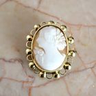 Image 2 of Antique gold brooch with cameo