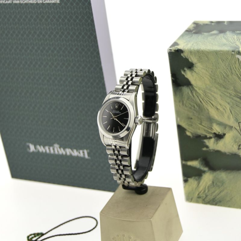 Image 15 of Rolex Oyster Perpetual 26mm 67180; Vintage ladies watch