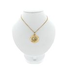 Image 5 of Gold zodiac sign pendant; Aquarius