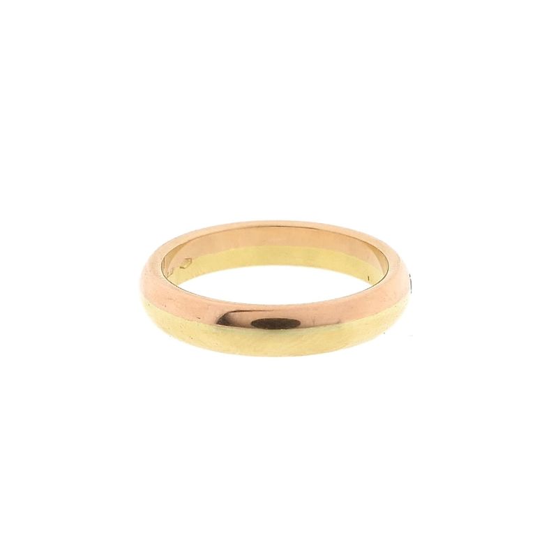 Image 5 of 18K Bicolor Gold Ring with Zirconia