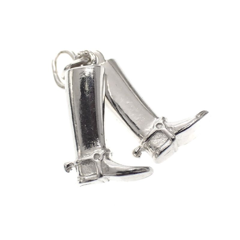 Image 2 of Silver charm; Cowboy boots