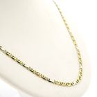 Image 3 of Two-tone gold Figaro link chain | 52.5 cm