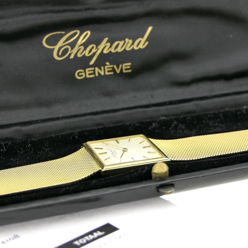 Image 19 of L.U. Chopard & Cie; Vintage 18k gold watch