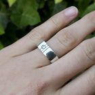 Image 11 of Silver ring with zirconia