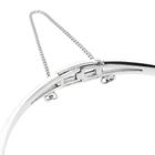 Afbeelding 9 van Witgouden slavenarmband met diamanten; 0,17 ct. 