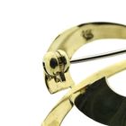 Image 3 of Golden abstract brooch