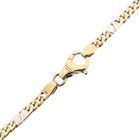 Image 5 of Two-tone gold gourmet/fantasy link necklace