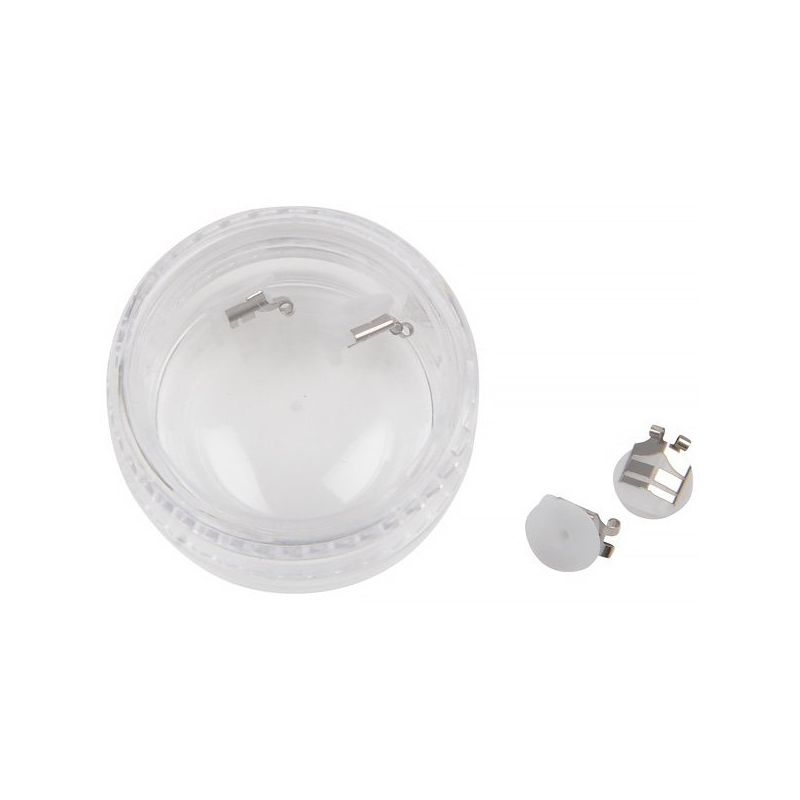 Image 4 of LOX; Safety clasps for earrings; silver-colored (2 pairs)