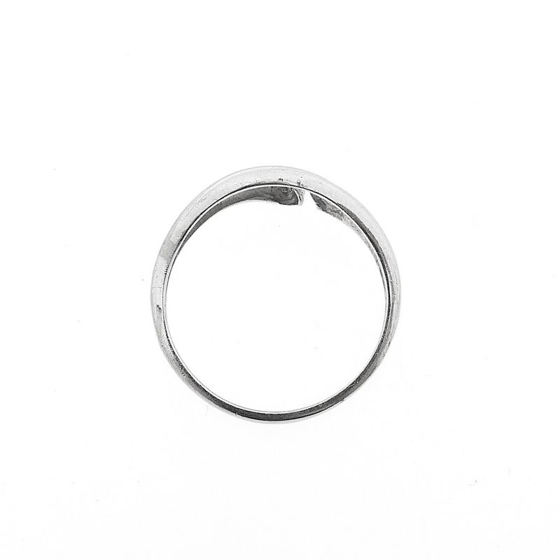 Image 5 of White gold ring with diamond | 0.015 ct.