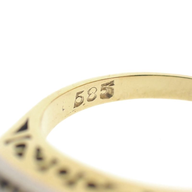 Image 7 of Two-tone gold ring with diamond | 0.15 ct