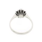 Image 5 of White gold entourage ring with zirconia