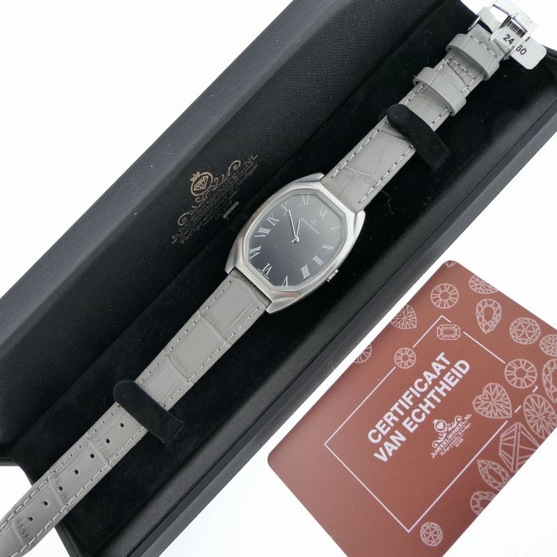 Image 4 of Jaeger LeCoultre Tonneau; Vintage mechanical watch