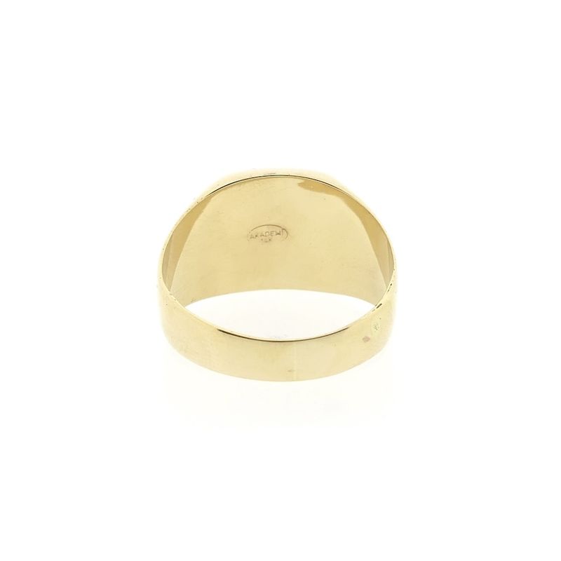 Image 6 of Gold signet ring with onyx | Men