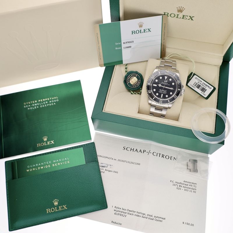 Image 4 of Rolex Sea-Dweller 4000 116600; Automatic watch in full set