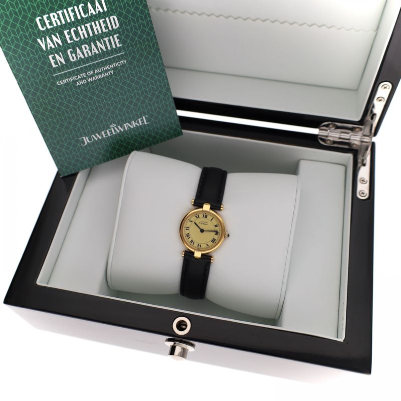 Image 2 of Cartier Must de Cartier Vendome 590004; Vintage Ladies Watch
