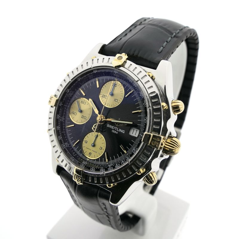 Image 2 of Breitling Chronomat Chronograph B13050; Vintage men's watch in full set