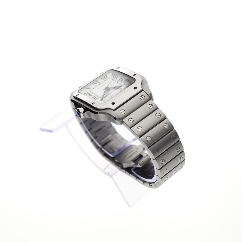 Image 10 of Cartier Santos 'Medium' 4075 WSSA0029; Automatic watch