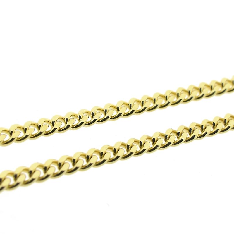 Image 6 of Gold gourmet link chain | 60.5 cm