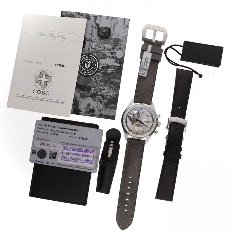 Image 10 of Zenith El Primero Grande Date Moonphase 03.2160.4047-01.C713 Automatic Watch