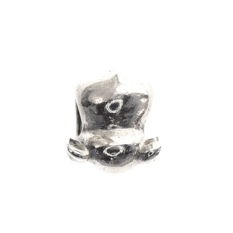 Image 3 of Pandora charm; Silver; Elephant