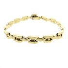 Image 9 of Gold Bismarck link bracelet