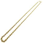 Image 8 of Gold twisted link necklace | 48 cm