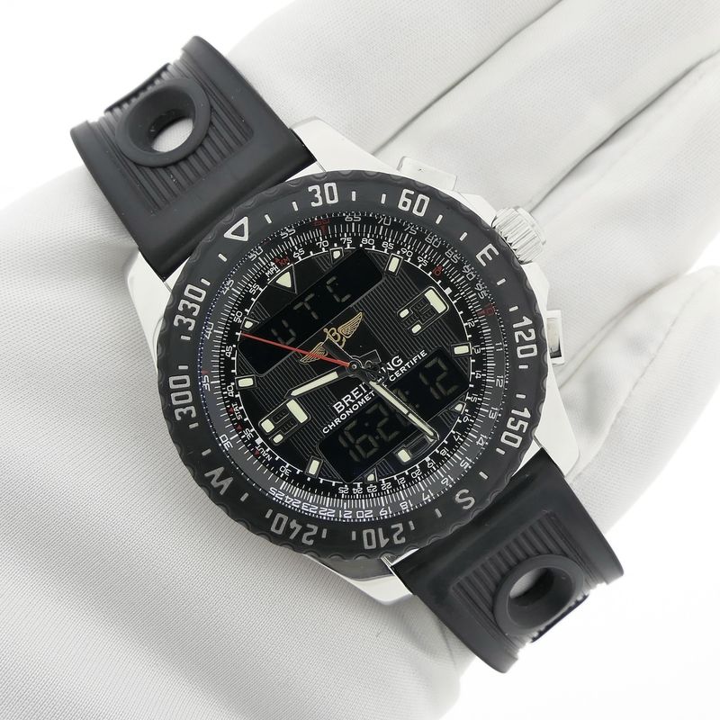 Image 7 of Breitling Airwolf Raven A78364; Professional Pilot's Men's Watch