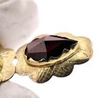 Image 6 of Vintage gold brooch with garnet