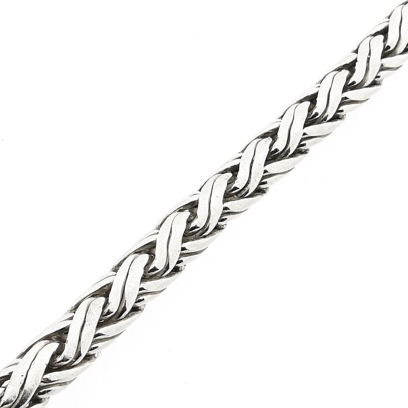Afbeelding 10 van Zilveren Buddha to Buddha vossenstaart schakelarmband; Katja | 20 cm