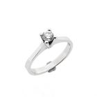 Image 1 of White Gold Solitaire Ring with Diamond; 0.28 ct.