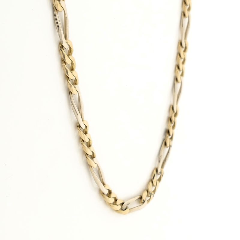 Image 6 of Bicolor Gold Figaro Chain