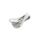 Image 7 of White gold pendant with zirconia