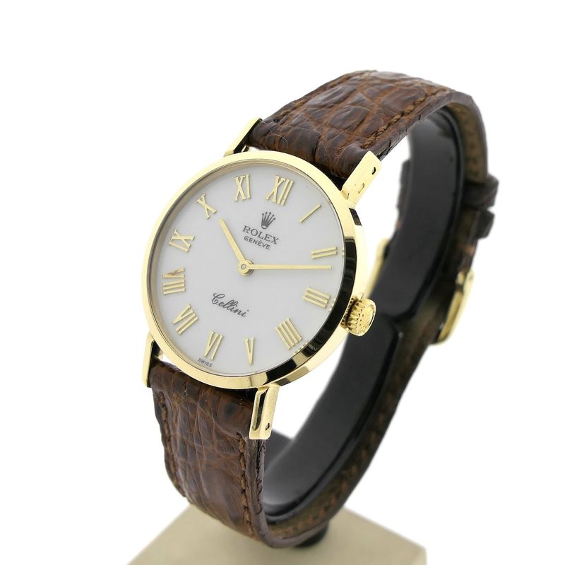 Image 2 of Rolex Cellini 4109; Vintage 18k gold ladies' watch