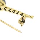 Image 5 of Antique gold brooch with garnet.