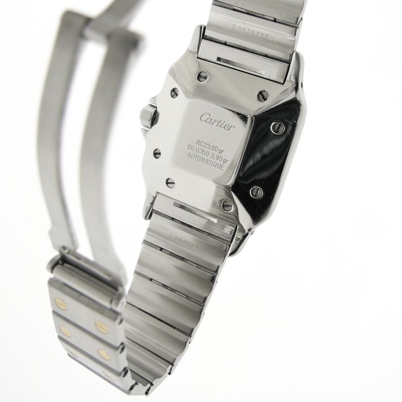 Image 9 of Cartier Santos Galbee 187901; 18k. Gold/steel unisex watch