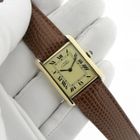 Image 10 of Cartier Tank Vermeil 'Large'; Vintage mechanical watch