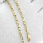 Image 9 of Gold Figaro link bracelet | 18.5 cm