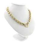 Afbeelding 3 van Gouden jasseronschakel collier | 46 cm