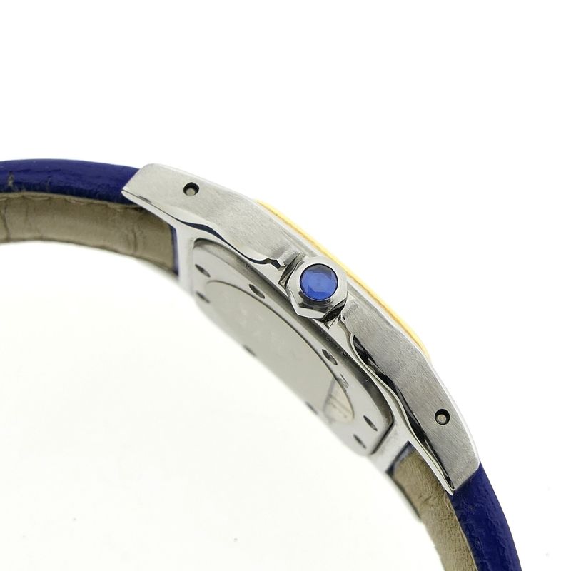 Image 8 of Cartier Santos Galbee; Gold/steel ladies watch