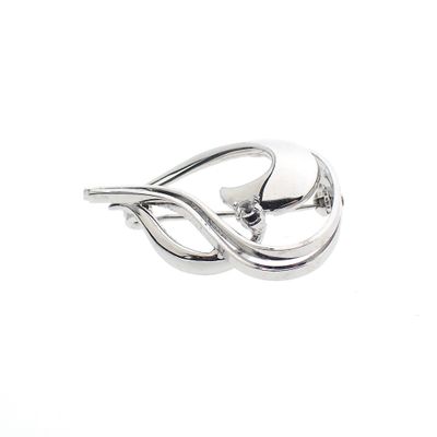 Silver fantasy brooch with zirconia Image 1 of Silver fantasy brooch with zirconia