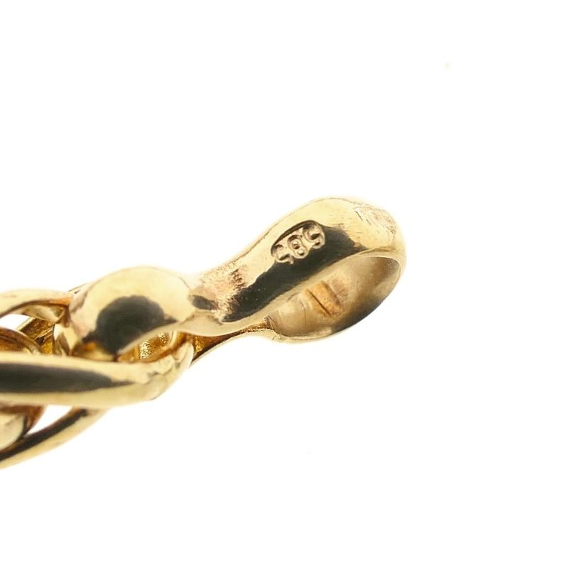 Image 4 of Gold foxtail link necklace