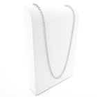 Image 3 of Silver jasseron link chain | 82 cm