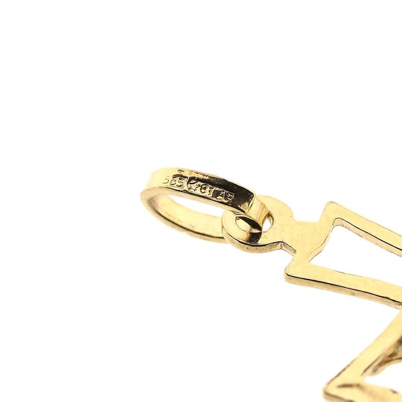 Image 7 of Gold pendant of a cross with corpus