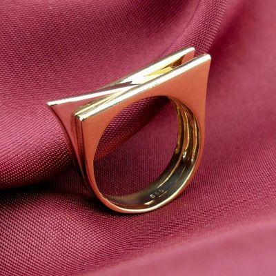 Image 2 of Two-tone gold ring